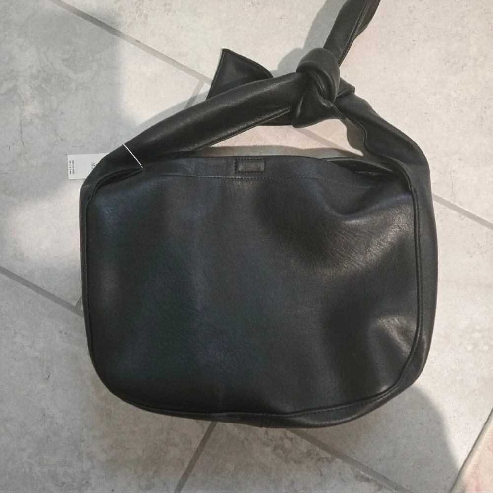 Anthropologie Melie Bianco Bow Bag, Black, Crossbody, Shoulder NWT - Picture 6 of 6